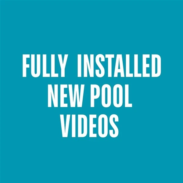 Completed pool installations