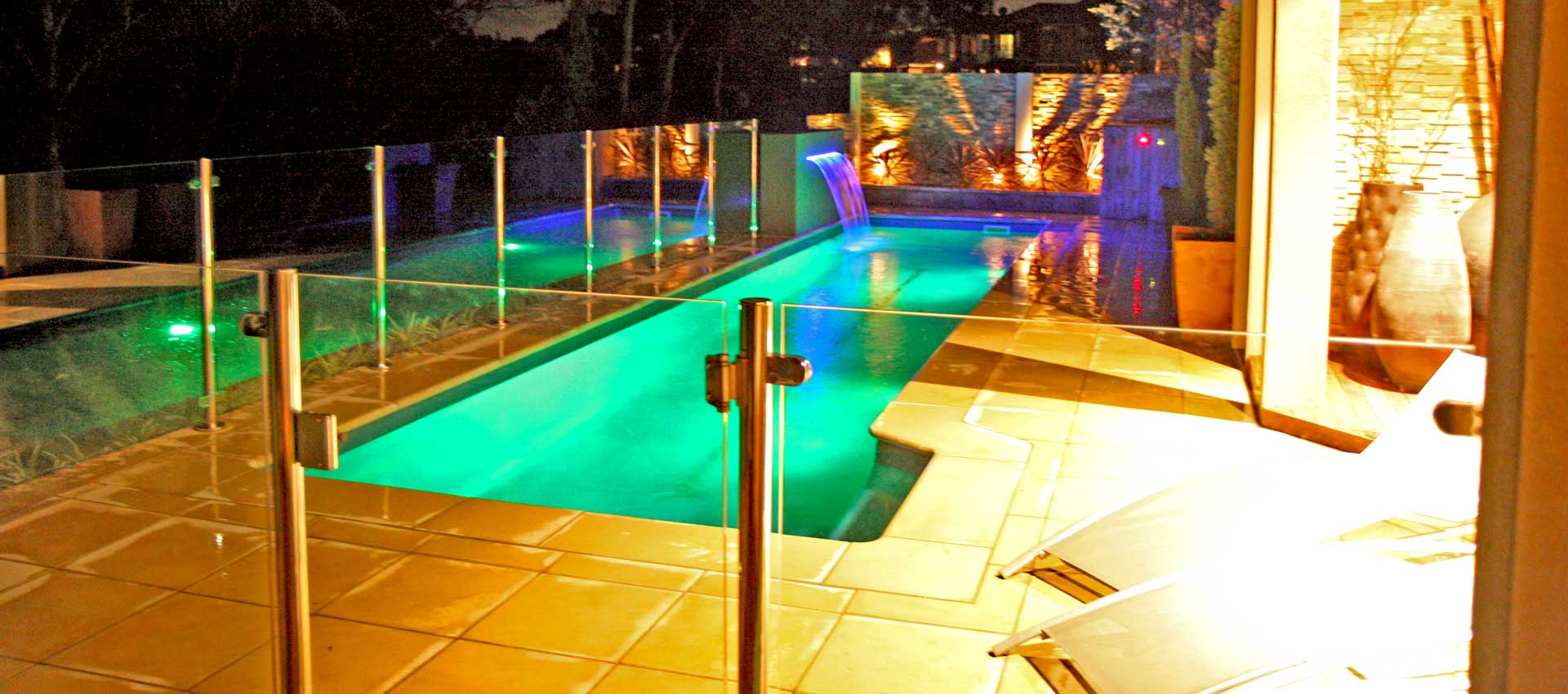 Swimming Pool - Glass Fencing
